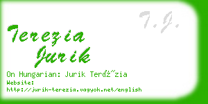 terezia jurik business card